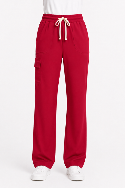 Pantalón Médico para Mujer Modelo Smart - Tonos Rojos