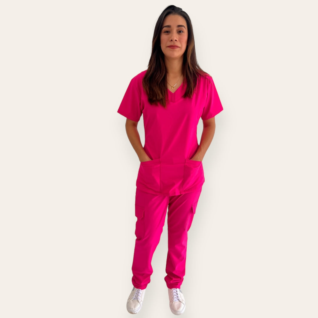 Uniforme Médico Filipina y Pantalón para Mujer - Scrubs